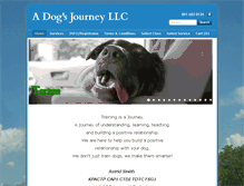 Tablet Screenshot of adogsjourney.com